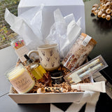 Birthday Wishes Large curated gift box in pearl-white keepsake packaging by Truck Full of Posies, Florence Oregon