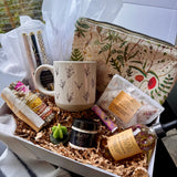A Moment for You curated gift box in pearl-white keepsake packaging by Truck Full of Posies, Florence Oregon